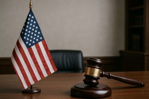 American Flag & Court Order